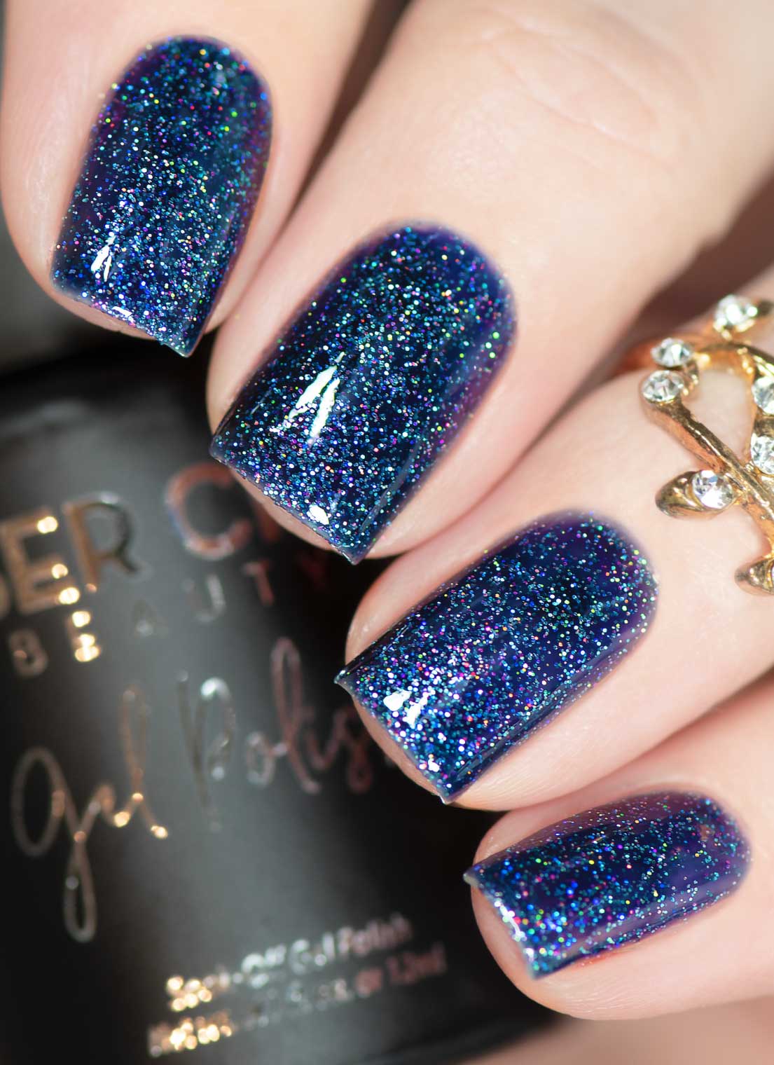 A Crisp Fall Night - Holographic Gel Polish - Uber Chic 12ml