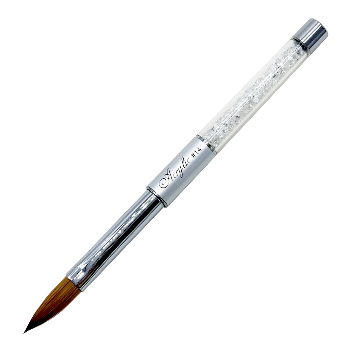 Premium Crystal Kolinsky Acrylic Brushes