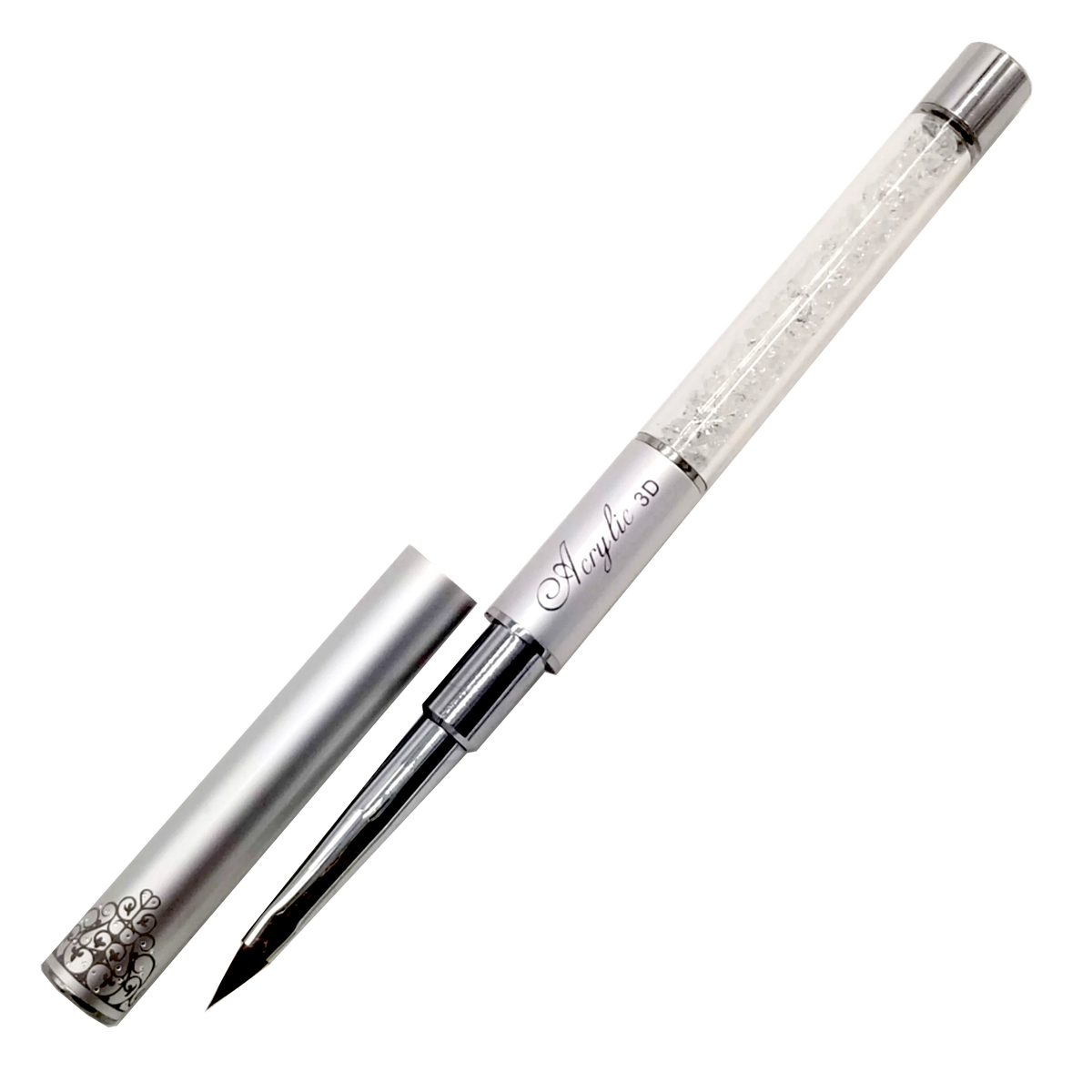 Premium Crystal Acrylic 3D Brush