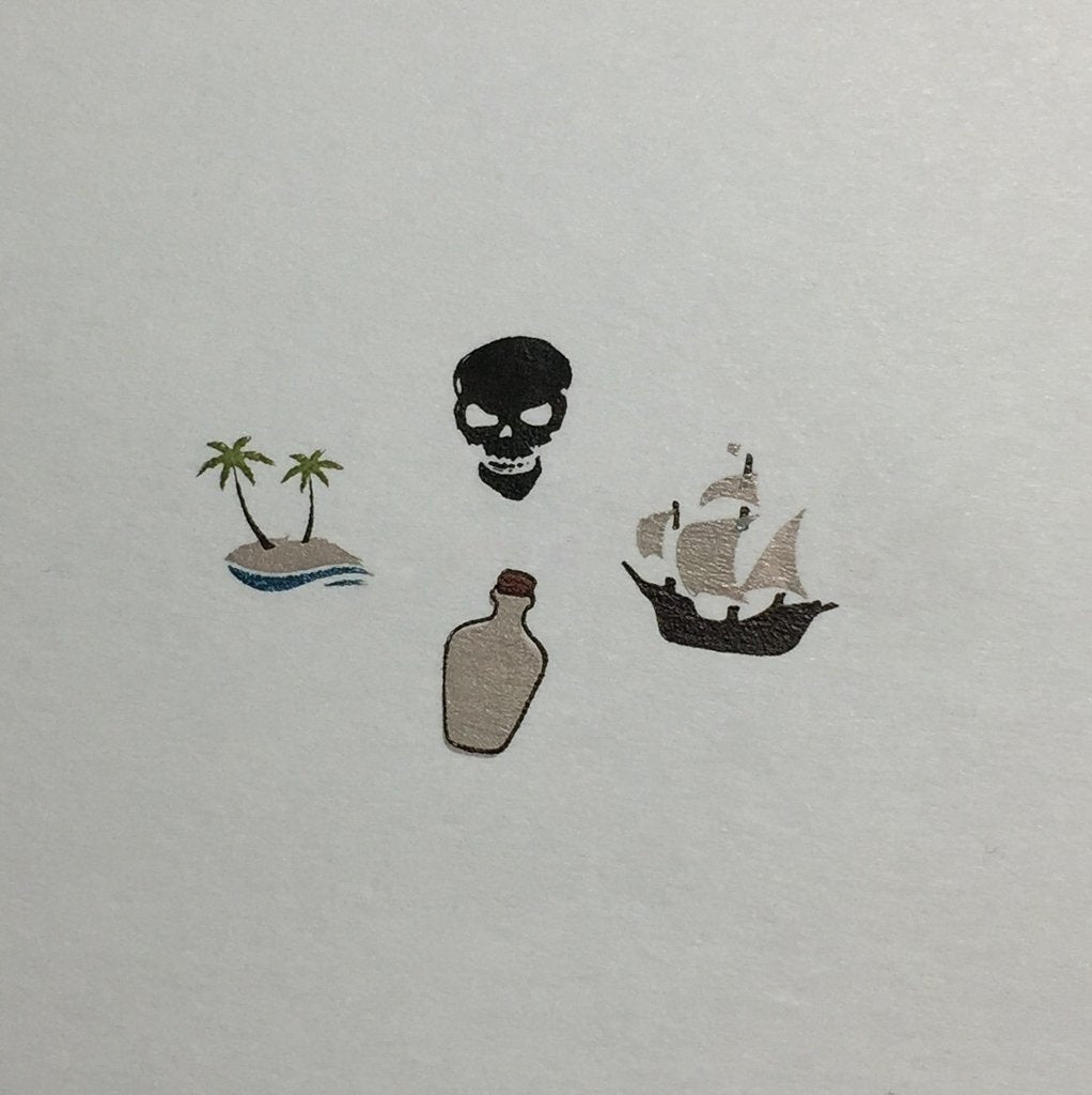 Ahoy Matey (CJS LC-15)  -  Clear Jelly Stamping Plate