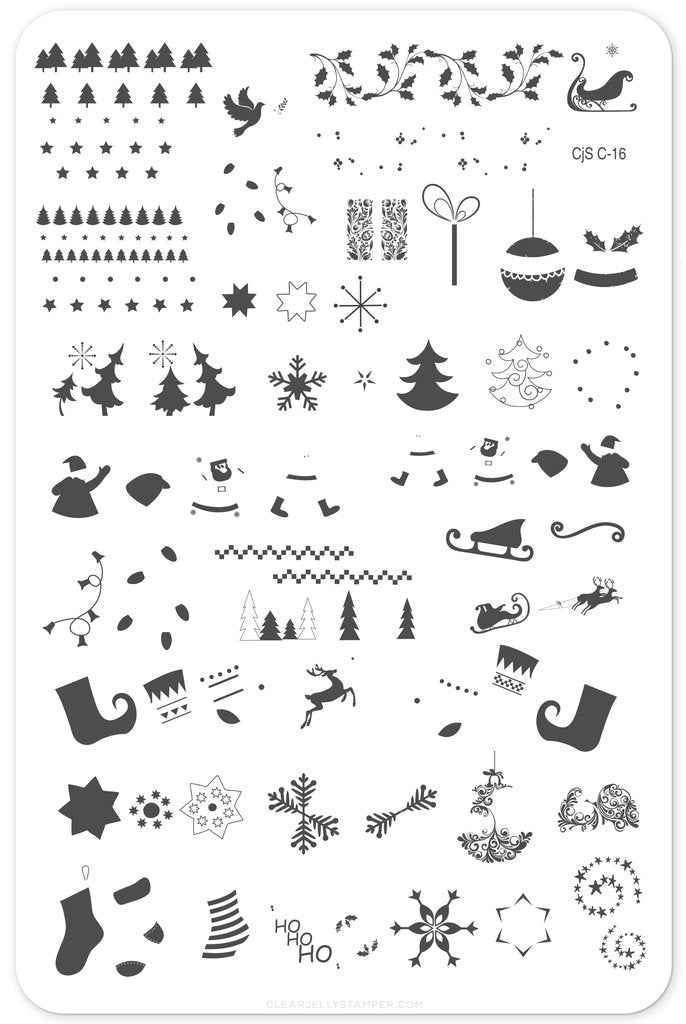 All the Trimmings (CJSC-16) - Clear Jelly Stamping Plate Secondary image