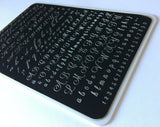 Alphabet Script (CJS-41) - Clear Jelly Stamping Plate