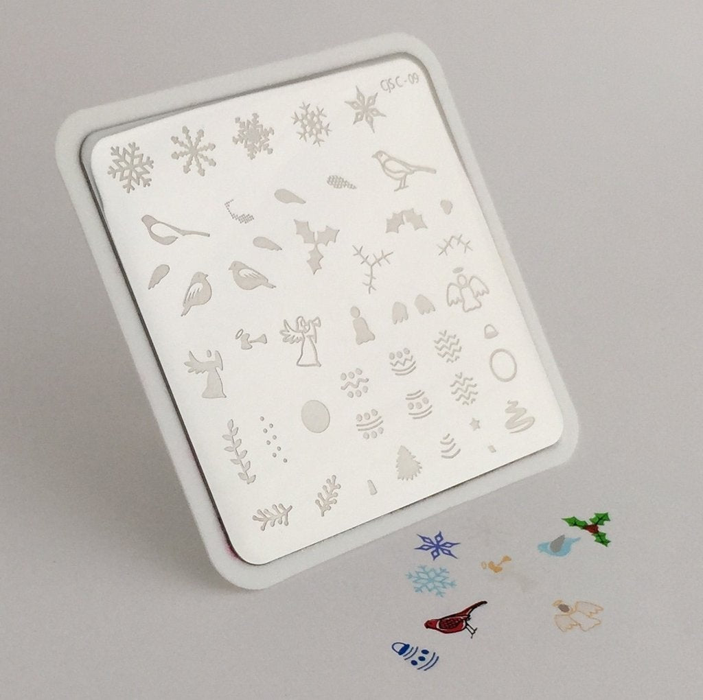 Angelic Christmas Wonderland (CjS-C09) - CJS Small Stamping Plate Secondary image