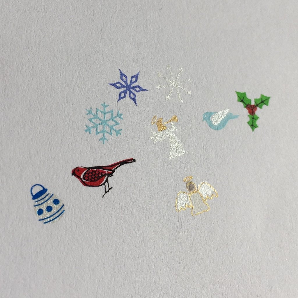 Angelic Christmas Wonderland (CjS-C09) - CJS Small Stamping Plate