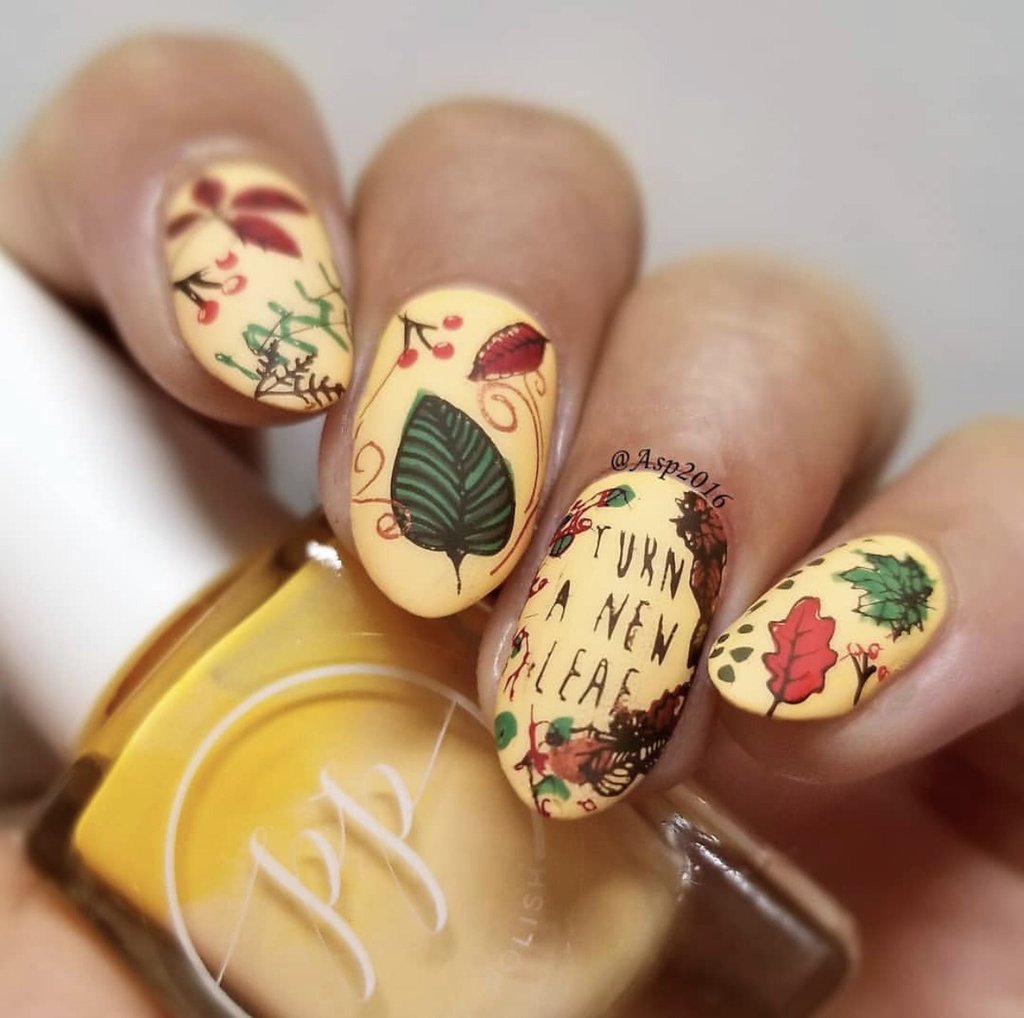 Forever Autumn (CjS-86) - Clear Jelly Stamping Plate Secondary image