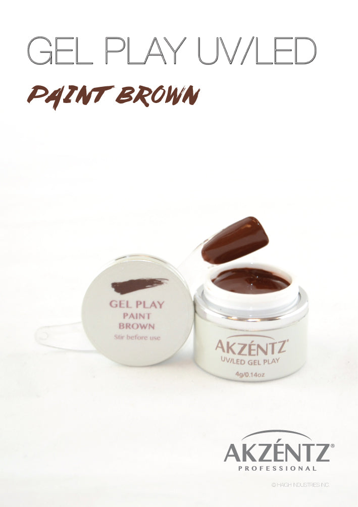 Paint Brown - Akzentz Gel Play UV/LED Secondary image