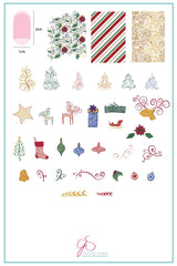 Baubles & Bells (CjS C-21)  - Clear Jelly Stamping Plate