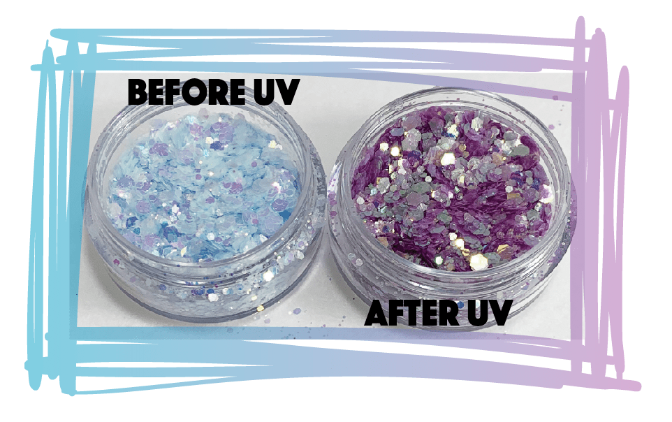 SOLAR Blue to Lavender Glitter Main image