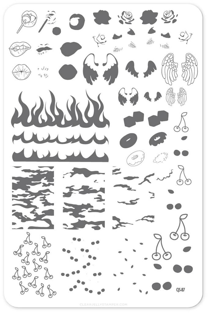 Boujee (CjS - 87) - Clear Jelly Stamping Plate Main image
