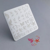 Chrissie Pearce's Butterfly (CjSLC-03) - CJS Small Stamping Plate