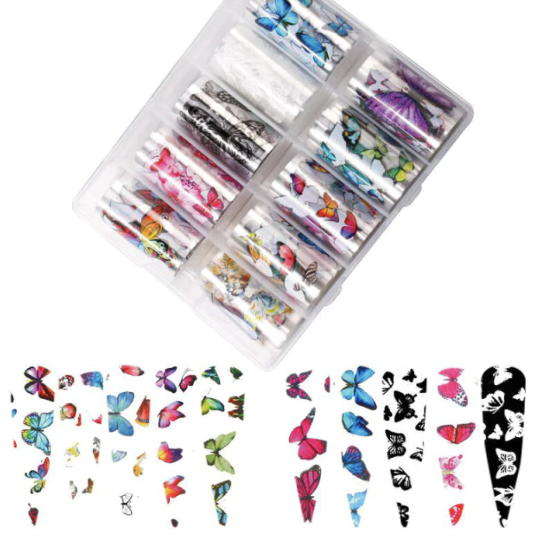 Big HOLO Butterfles Foil Set - 10pc