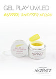 Glitter Shifter Yellow - Akzentz Gel Play UV/LED