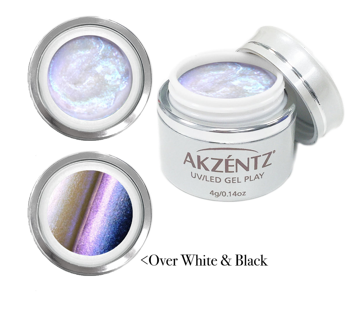 Orca Blue Mermaid Shimmer  - Akzentz Gel Play UV/LED