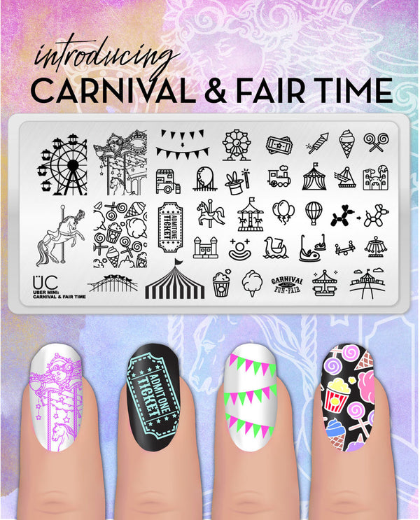 Carnival & Fair Time - Uber Chic Mini Stamping Plate