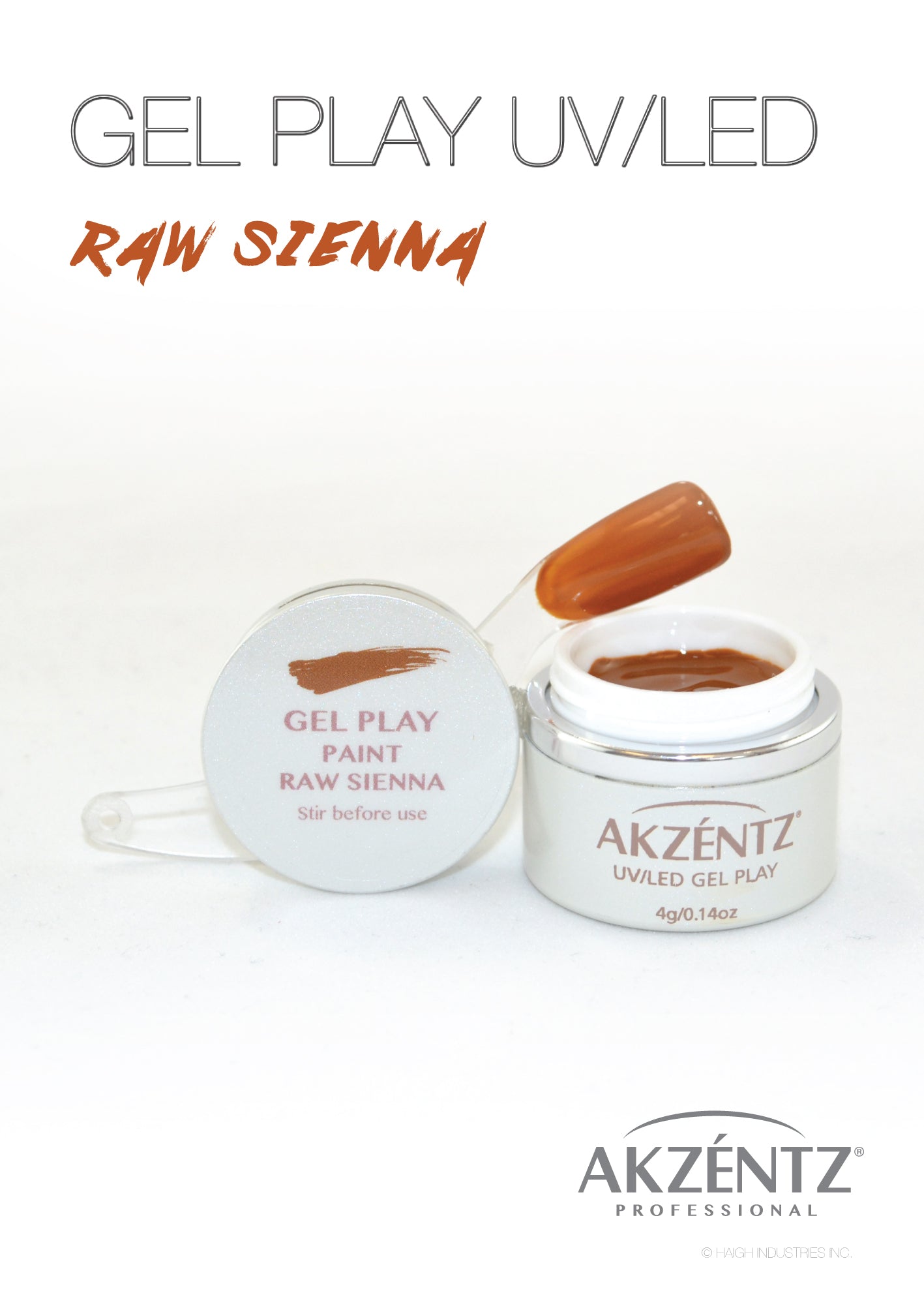 Paint Raw Sienna - Akzentz Gel Play UV/LED Secondary image