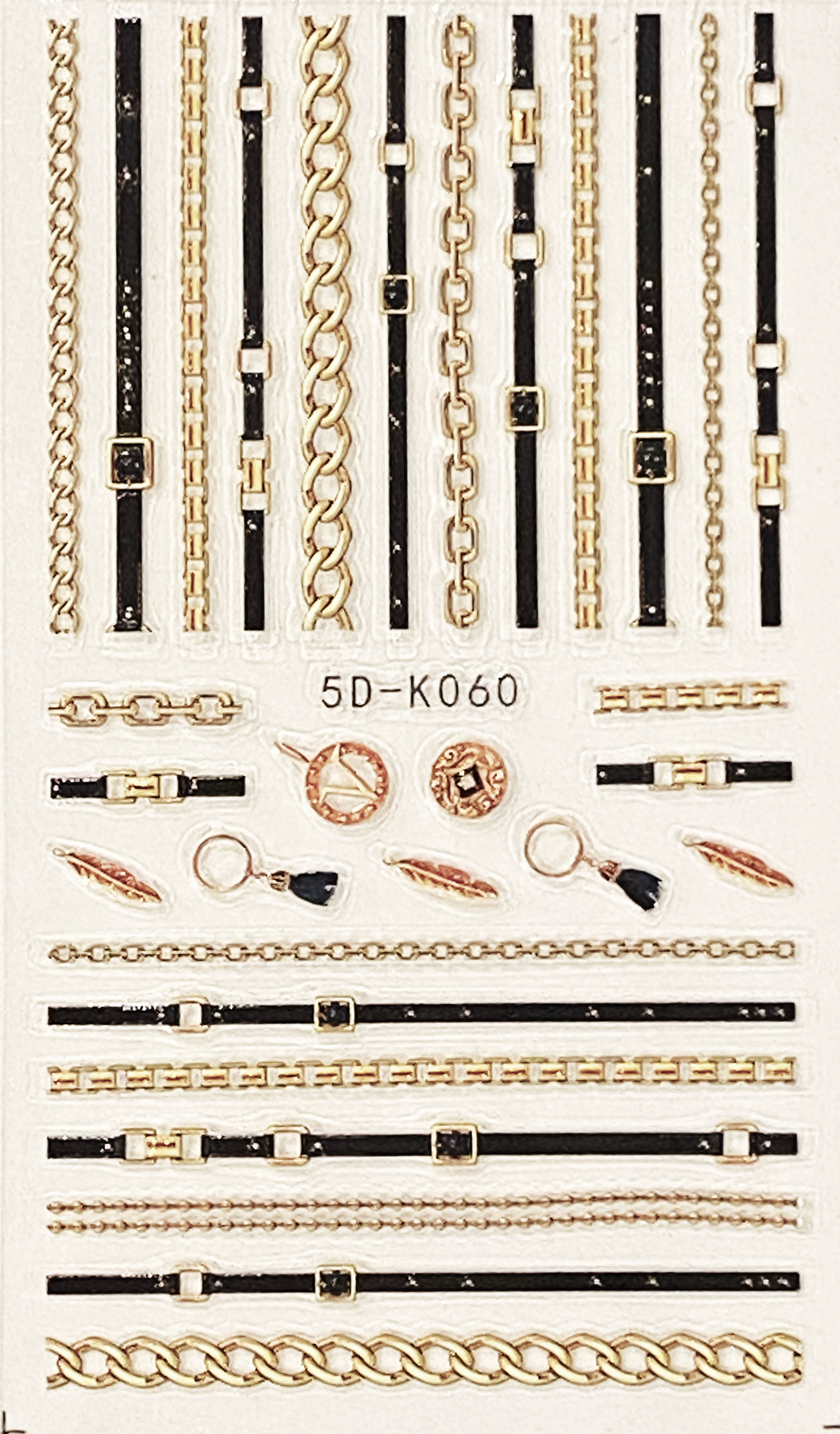 5D Textured Decals - CHAINS & BELTS # K 060 Main image