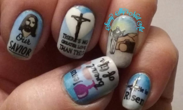 Hooked on Jesus! (CjSLC-14)  - Clear Jelly Stamping Plate
