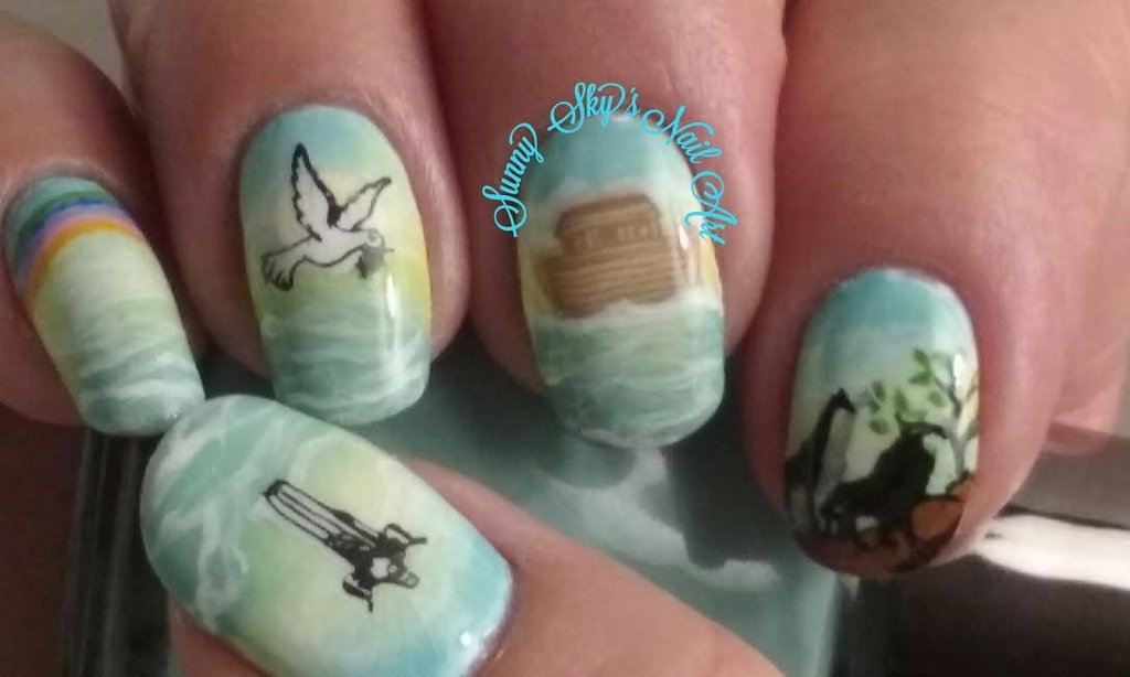 The Love of Jesus Nail Art for Easter — threesixtynails