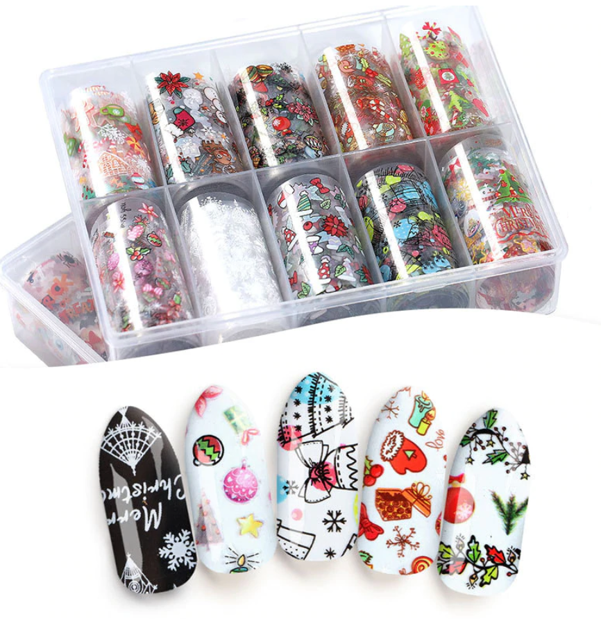 Christmas Party -  Clear Foil Set