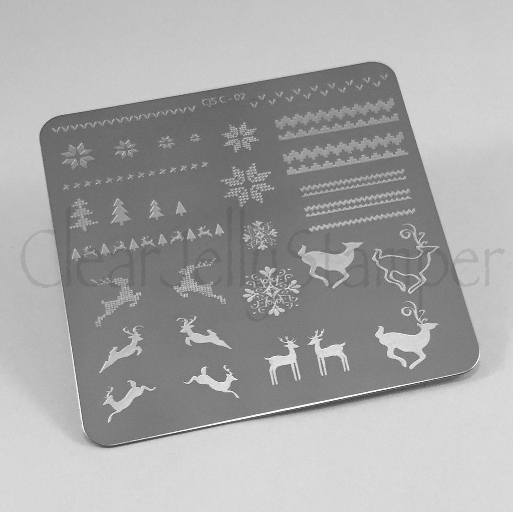 Christmas Sweater (CjSC-02) - CJS Small Stamping Plate Secondary image