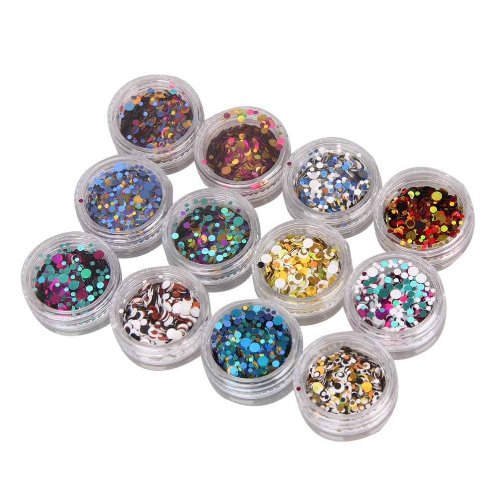 Circle Glitters Set of 12