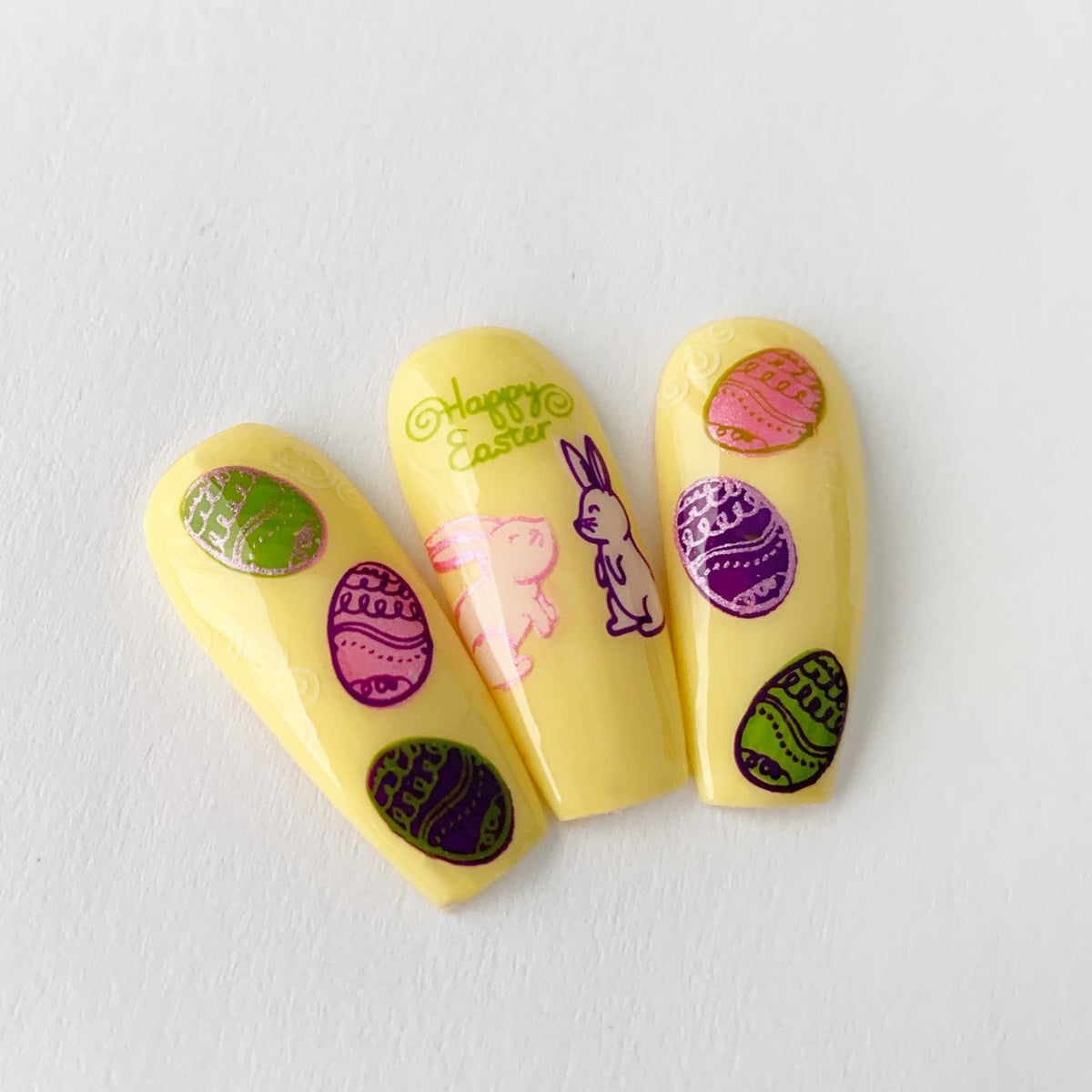 Easter Doodle (CjSH-52)  - CJS Medium Stamping Plate