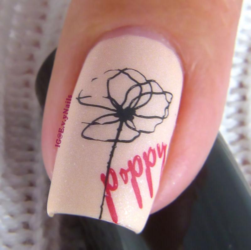 Poppy Day (CjSH-71) - Clear Jelly Stamping Plate