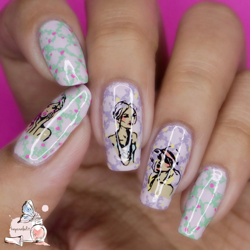 Kaye's Fashion Flavor (CjSLC-77)  - Clear Jelly Stamping Plate