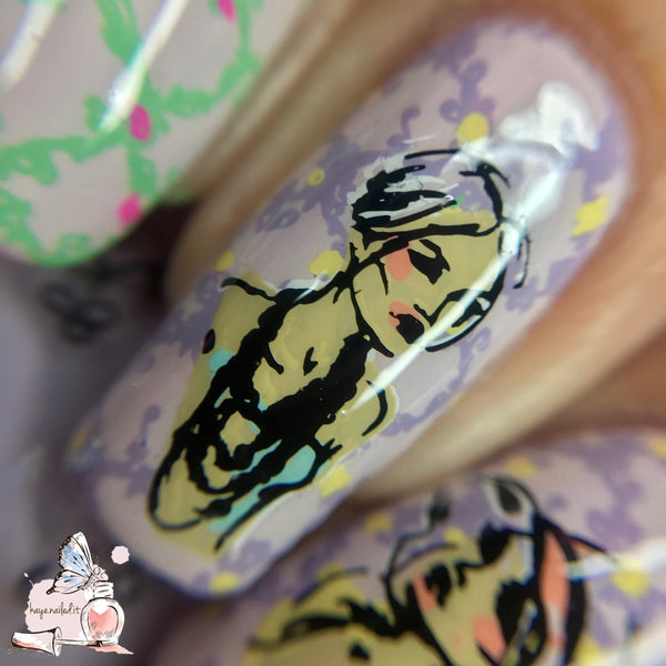 Kaye's Fashion Flavor (CjSLC-77)  - Clear Jelly Stamping Plate