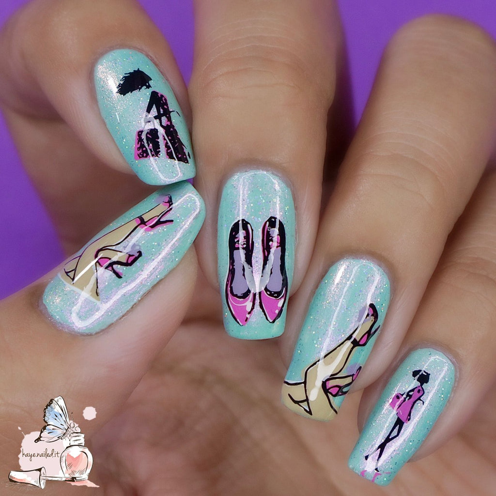 Kaye's Fashion Flavor (CjSLC-77)  - Clear Jelly Stamping Plate