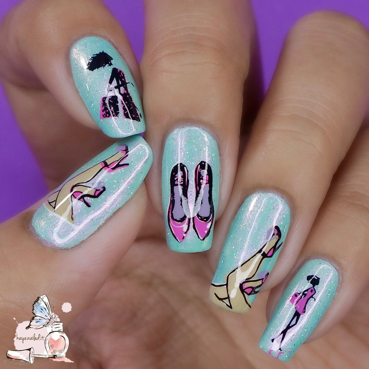 Kaye's Fashion Flavor (CjSLC-77)  - Clear Jelly Stamping Plate