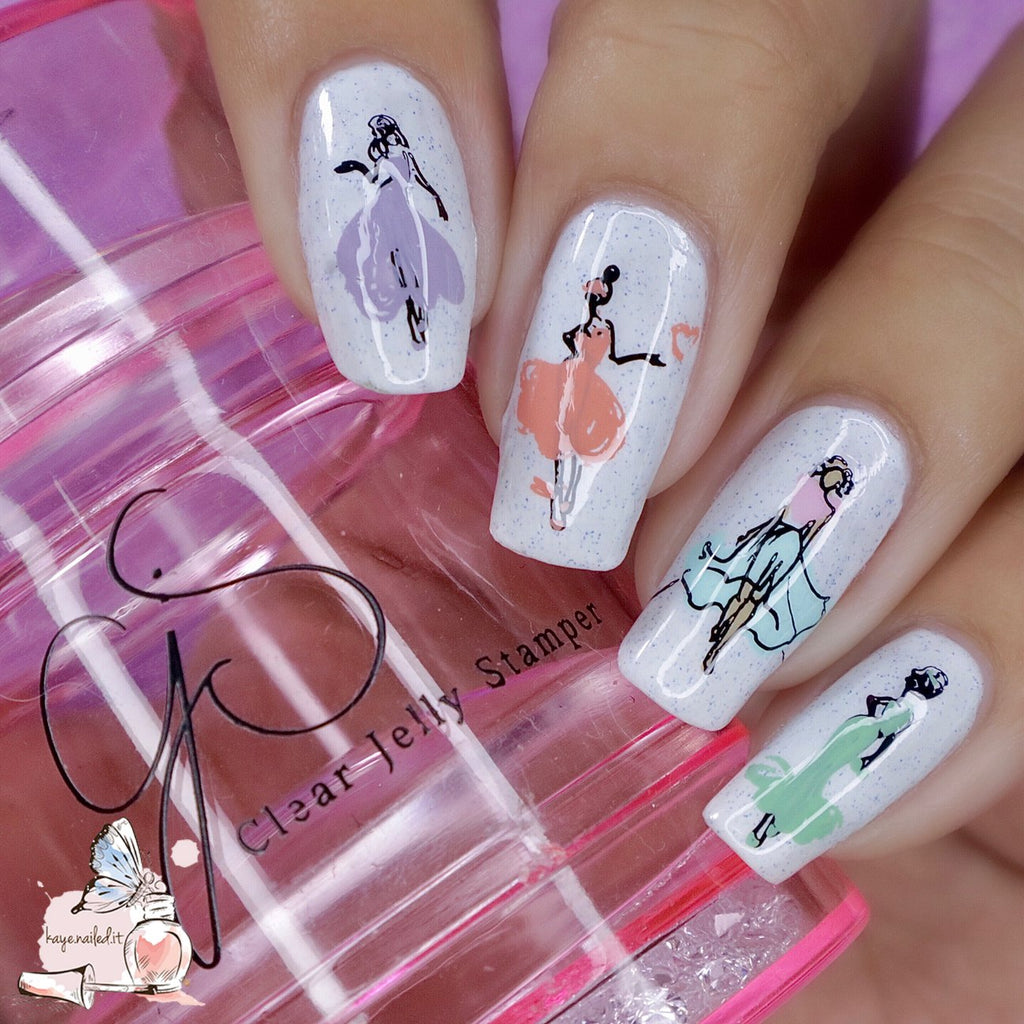 Kaye's Fashion Flavor (CjSLC-77)  - Clear Jelly Stamping Plate