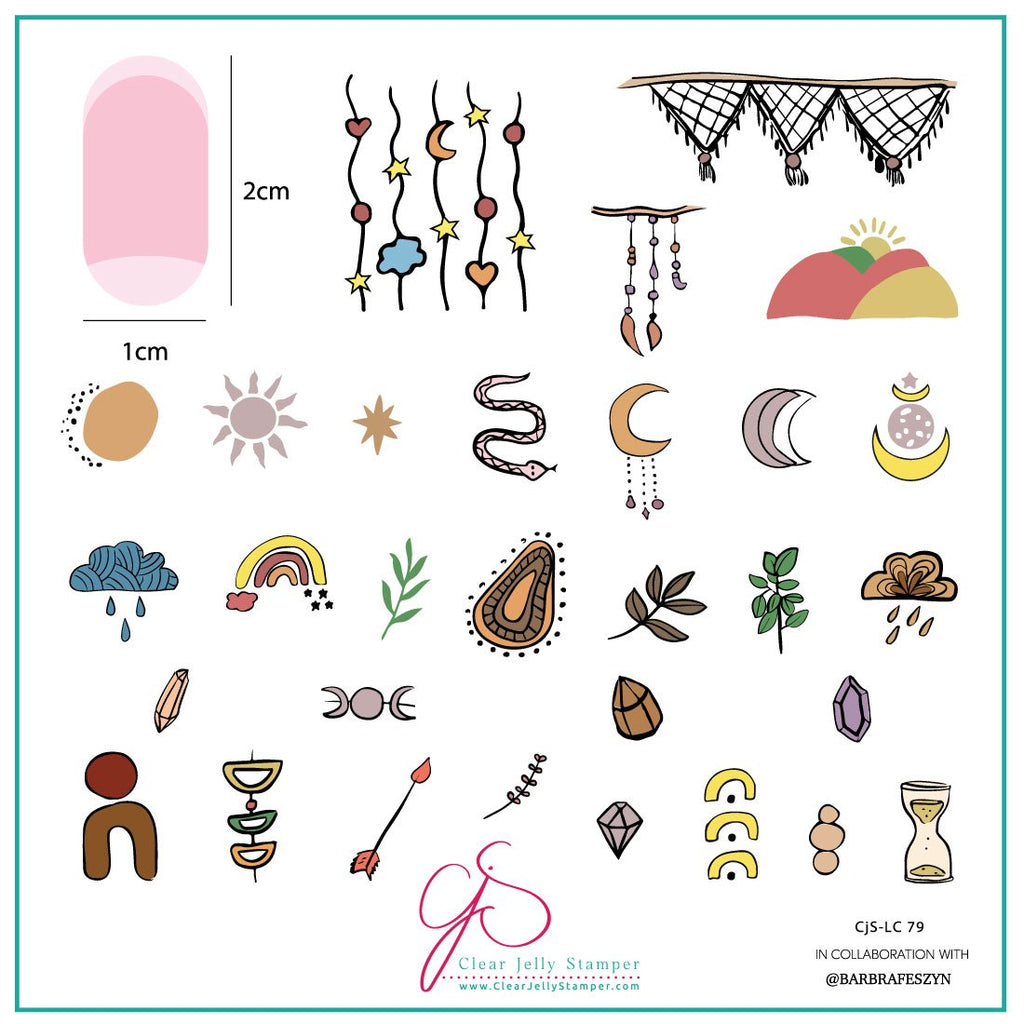 Sun Bloom (CjSLC-79) - CJS Medium Stamping Plate