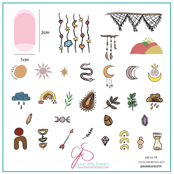 Sun Bloom (CjSLC-79) - CJS Medium Stamping Plate