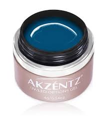 Gel Art Clear Blue - Akzentz Options UV/LED - LuvNailz