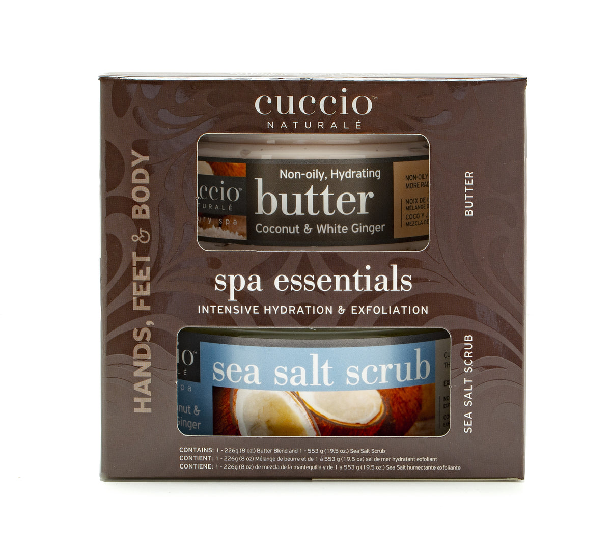Spa Essentials Kit: Butter & Scrub - Coconut & White Ginger