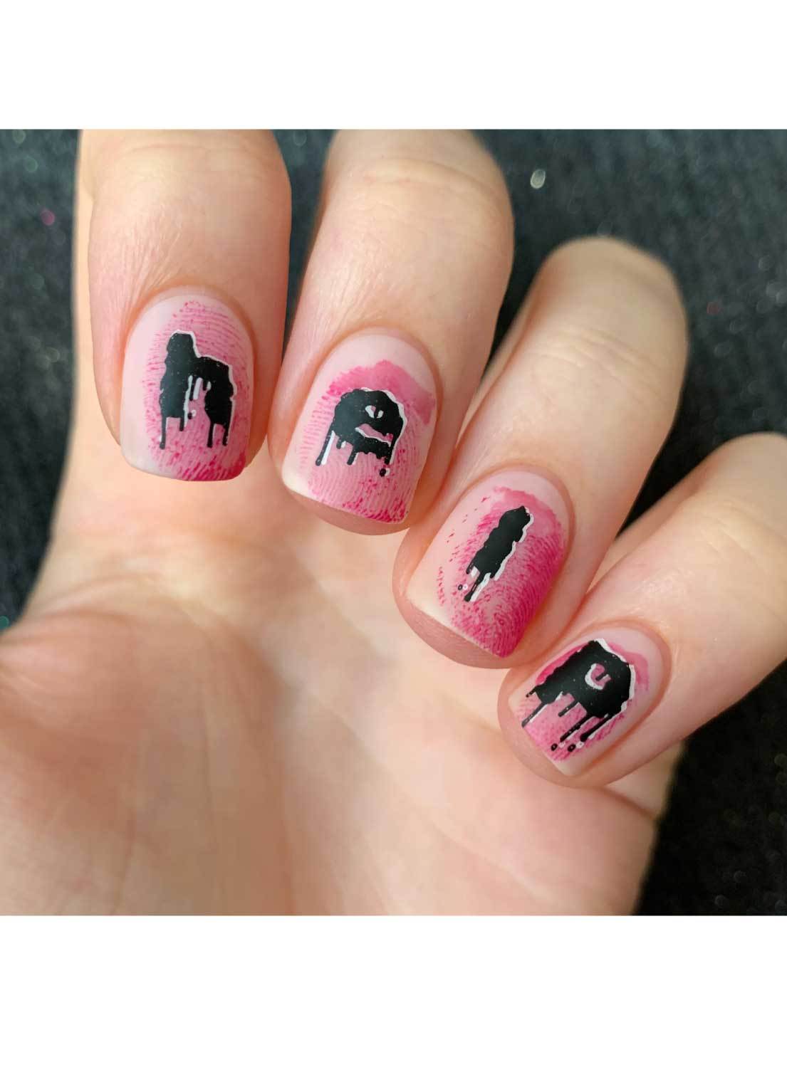 Creepy Cute Alphabet - Uber Chic Mini Stamping Plate