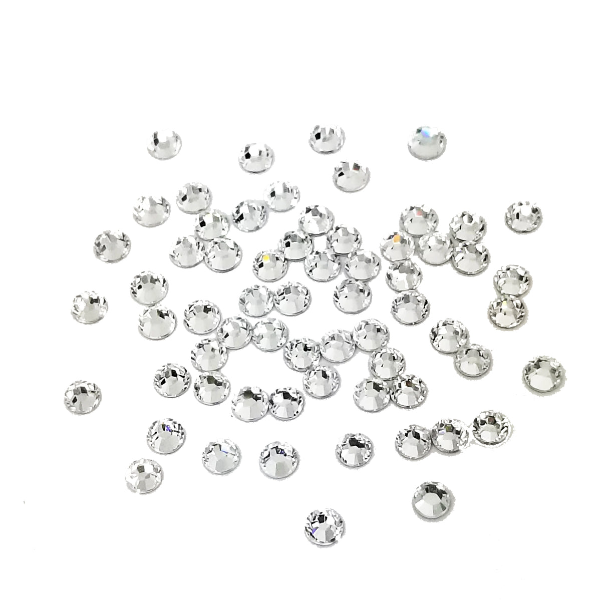 Genuine Crystal Rhinestones - Crystal Clear Flat Back  144ct