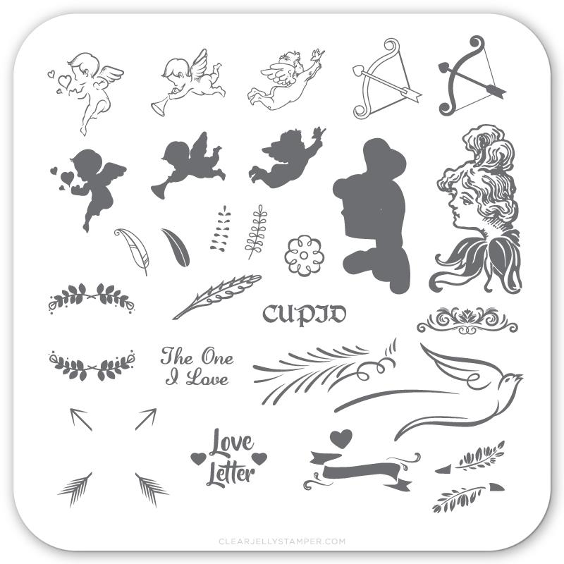 Cupid (CjSV-09) - CJS Small Stamping Plate Main image
