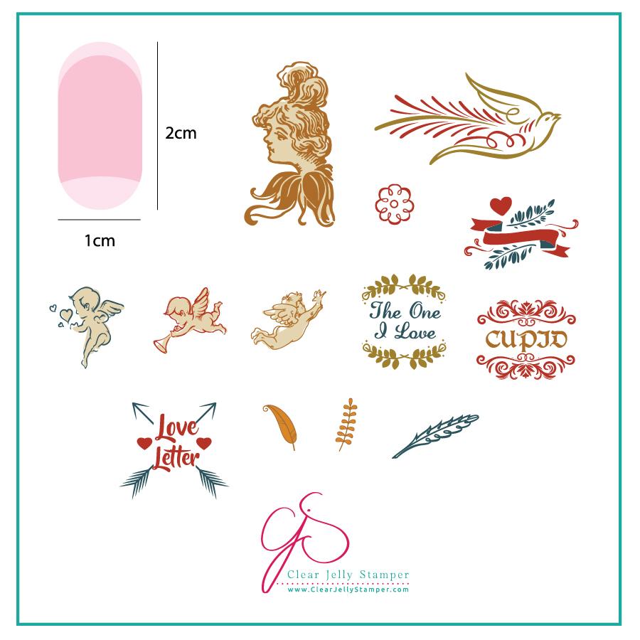 Cupid (CjSV-09) - CJS Small Stamping Plate