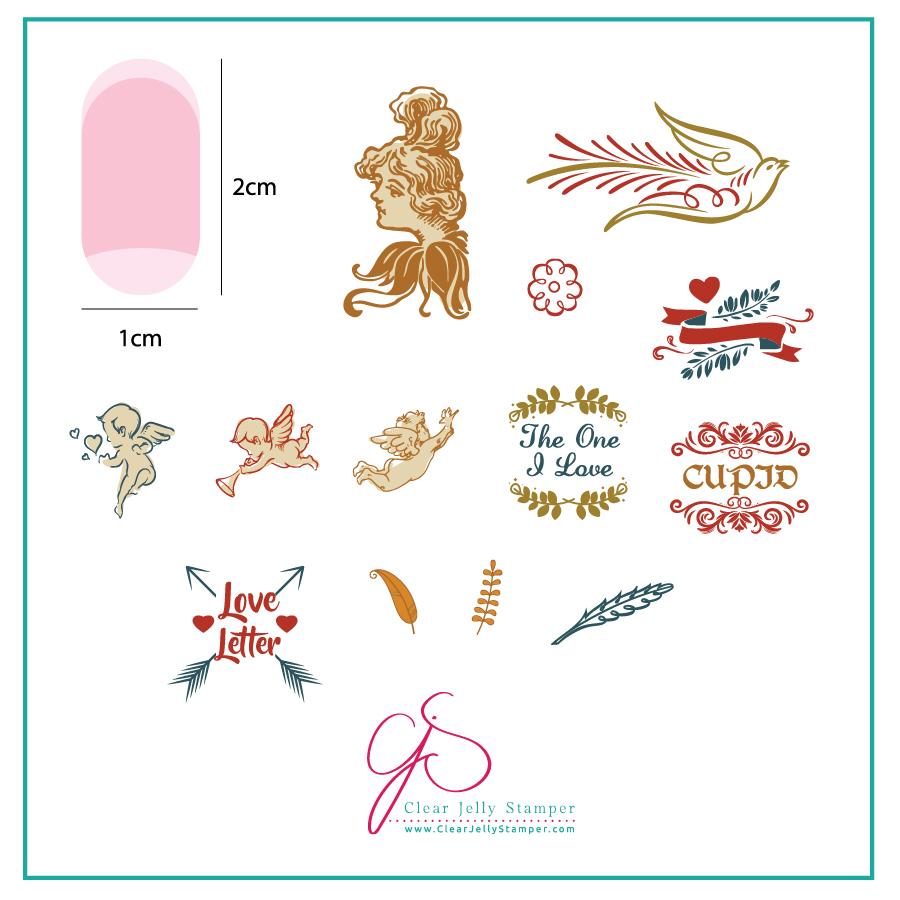 Cupid (CjSV-09) - CJS Small Stamping Plate Secondary image