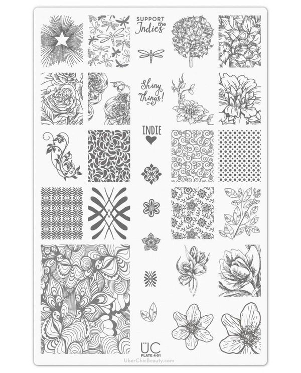 Collection 4 - Uber Chic Stamping Plates
