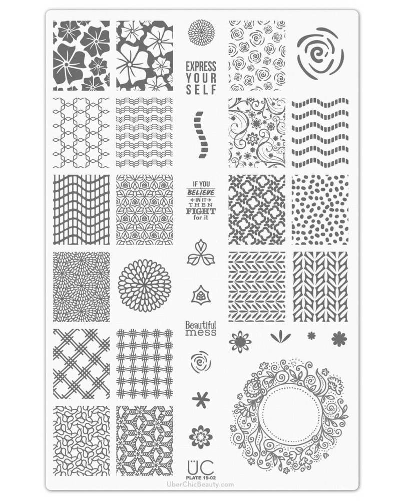 Collection 19 - Uber Chic Stamping Plates