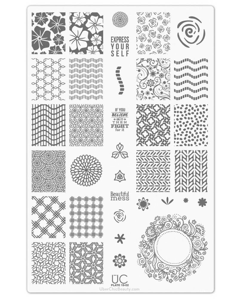 Collection 19 - Uber Chic Stamping Plates
