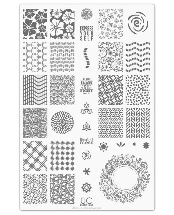 Collection 19 - Uber Chic Stamping Plates