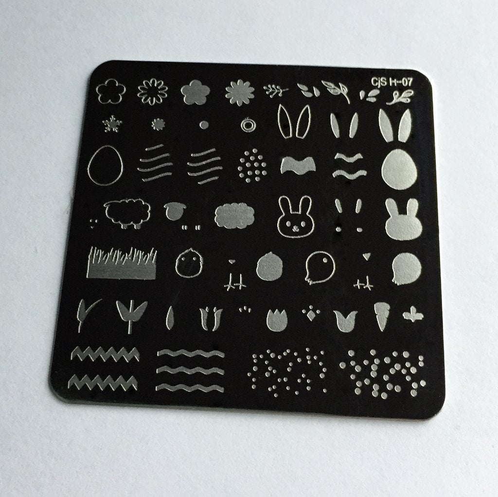 Easter 2 (CjSH-07) - CJS Small Stamping Plate