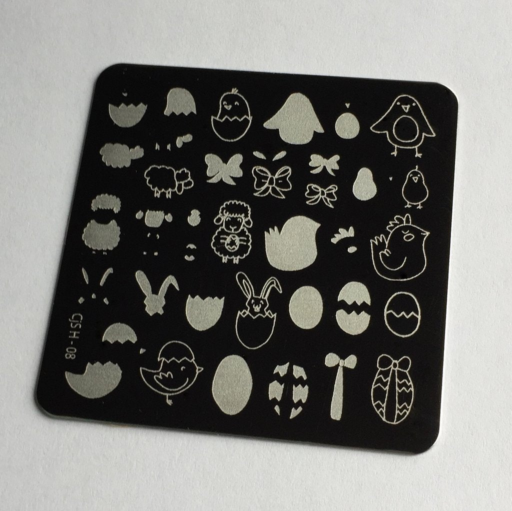 Easter 3 (CjSH-08) - CJS Small Stamping Plate