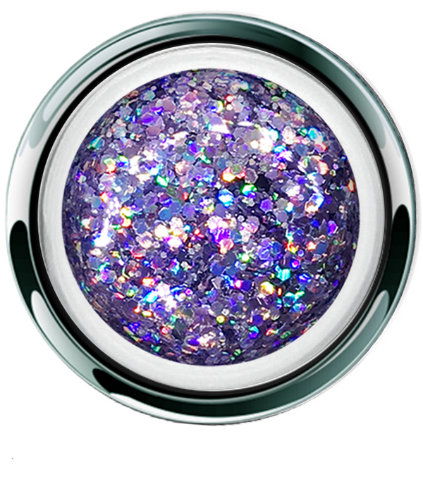 Purple Crush Glitter - Akzentz Gel Play UV/LED