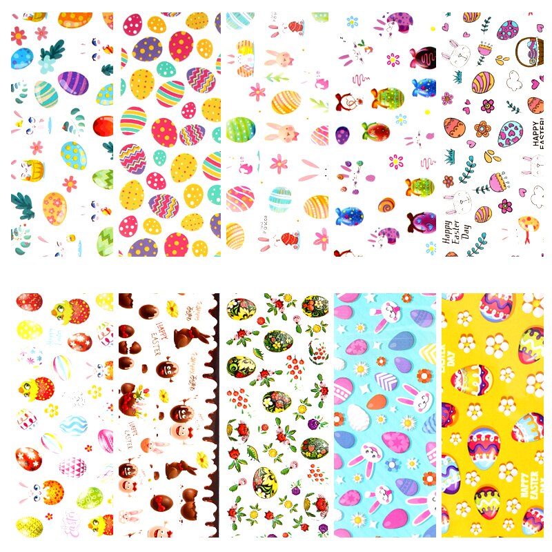 Easter Eggs & Chocolate Bunnies Foil Set - 10pc