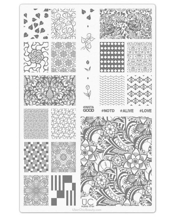 Collection 17 - Uber Chic Stamping Plates